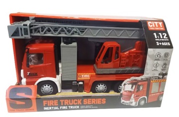 Wóz strażacki, auto, napęd 32 cm pryska wodą