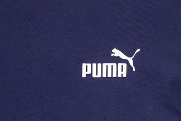 T-shirt Męski Puma 58666806 ESS SMALL LOGO Granatowy XL