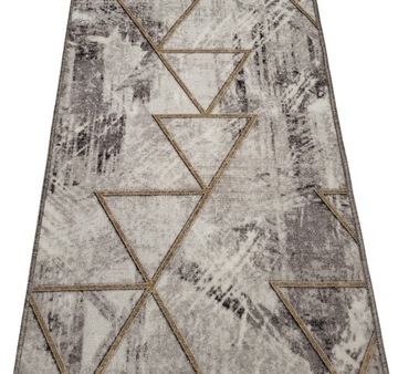 CHODNIK ANTYPOŚLIZGOWY GLAMOUR SZARY ZŁOTY 70cm
