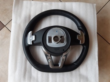 РУЛЕВОЕ КОЛЕСО - КОЖАНОЕ - MERCEDES C CLASS W205 - AMG