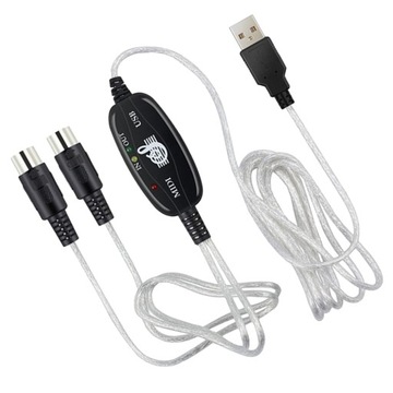 MIDI-ПРЕОБРАЗОВАТЕЛЬНЫЙ КАБЕЛЬ КАБЕЛЬ ДЛЯ РЕДАКТИРОВАНИЯ МУЗЫКИ