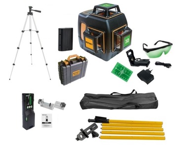 Smart laser krzyżowy SM-06-03040G 40 m + statyw