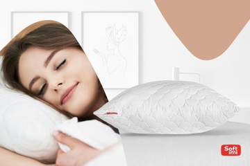 2 x ПОДУШКА 60X70, АНТИАЛЛЕРГИЧНАЯ, ТОЛСТАЯ МОЛНИЯ