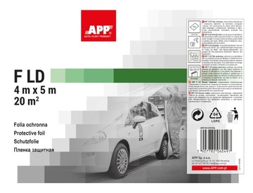 APP FOLIA OCHRONNA LAKIERNICZA 4x5m - 20m2