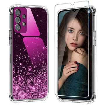 ETUI BROKAT DO SAMSUNG A32 4G +SZKŁO