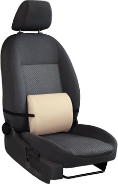 Poduszka Lędźwiowa Pod Plecy Ergonomiczna Beżowa