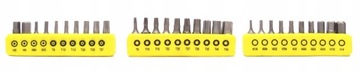 НАБОР БИТ НАСАДКИ TORX С ТРЕЩОТКОЙ 130 ШТ.