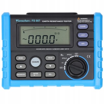 FORSCHER FS907 МОДЕЛЬ ИЗМЕРИТЕЛЯ СОПРОТИВЛЕНИЯ ЗАЗЕМЛЕНИЯ