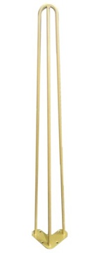 NOGA METALOWA HAIRPIN LEGS ZŁOTA 86 cm