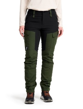 RevolutionRace GP Pants, Spodnie Outdoorowe Damskie, Forest Green, XL