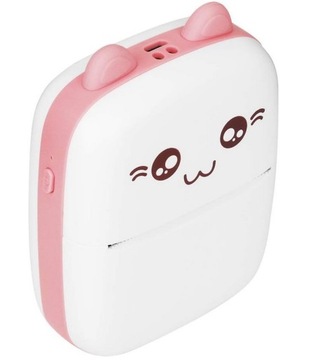 DRUKUŚ CAT ТЕРМОПРИНТЕР МИНИ ПОРТАТИВНЫЙ ПРИНТЕР +1 РУЛОН БУМАГИ