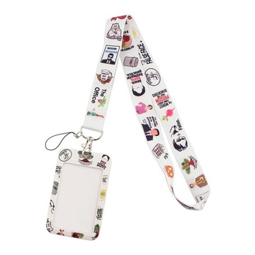 J2670 Creative Office Tv Show Lanyard For Car Keys IC ID Card Badge Holder