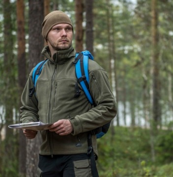 Helikon Classic Army Polar — оливковый и черный, размер M
