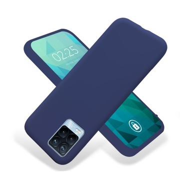 ETUI SMOOTH DO REALME 8 OCHRONNE CASE GRANATOWY