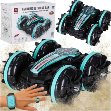 Dálkově ovládaný automobil Amfibia Stunt Car ovládaný gesty 4x4 2,4 GHz
