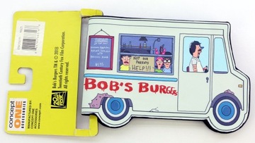 Portfel męski młodzieżowy poziomy bez zapięcia BOB'S BURGERS Auto