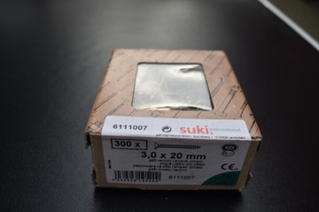 Wkręty do drewna z łbem stożkowym PZ 3,0x20