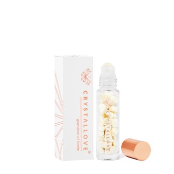 CRYSTALLOVE Buteleczka z kryształami na olejek 10ml - bursztyn mleczny
