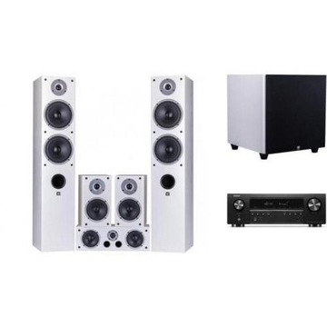 DENON AVR-S670H + WILSON RAPTOR 7 (5.1) białe
