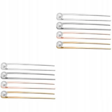 Updo Spinka do Włosów Muffin Perła 8 Szt