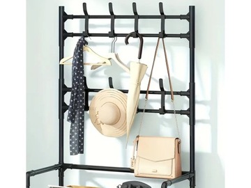 МЕТАЛЛИЧЕСКАЯ ВЕШАЛКА 5 УРОВНЕЙ ДЛЯ ОДЕЖДЫ, ОБУВИ, СУМОК, ШКАФ-ЛОФТ