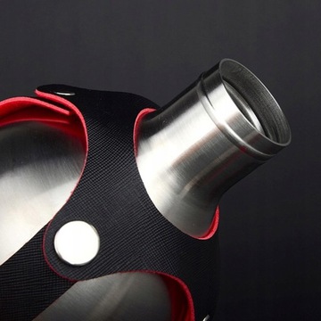 Форма тыквы в форме кувшина, кожаный чехол,