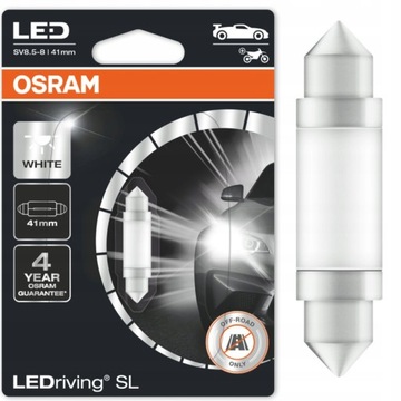 OSRAM Żarówka C5W 41mm LEDriving SL Festoon 6000K