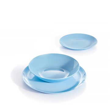00443 Serwis obiadowy Diwali Light Blue 18-elementowy LUMINARC