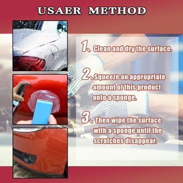 Полирующее средство для устранения царапин на автомобильной краске.