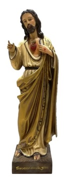 FIGURA SERCE JEZUSA 54 cm Z KAMIENIA PORTUGALIA