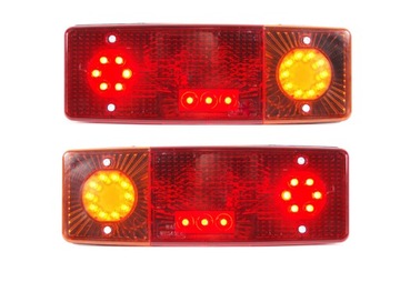 LAMPA TYLNA C360 PRZYCZEPA L+P KOMPLET WAŚ LED!