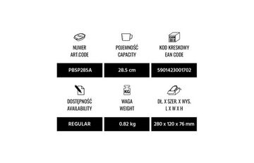 Термизил суда федерации Keksówka 28,5 см