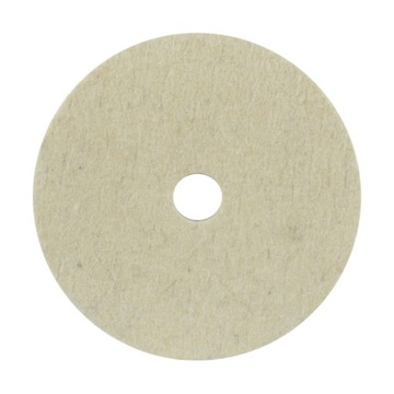KRĄŻEK KOŁO FILC POLERSKI Z OTWOREM 125/6 mm