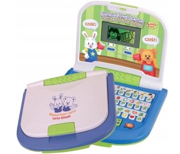 LAPTOP EDUKACYJNY DLA DZIECI DWUJĘZYCZNY SMILYPLAY