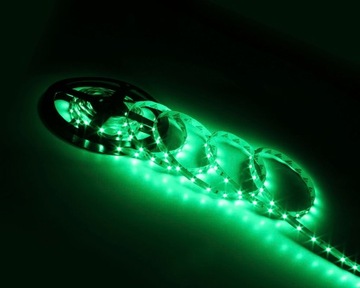 Taśma LED 3528 300 led zielona 4,8W/m 12V