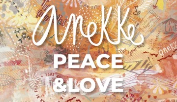 Anekke Peace & Love -potrójna mała kosmetyczka, etui