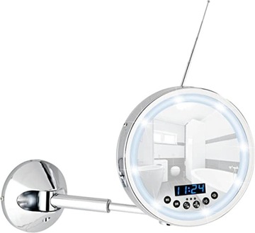 Lustro lusterko kosmetyczne ścienne do łązienki LED Bluetooth Wenko Imperia