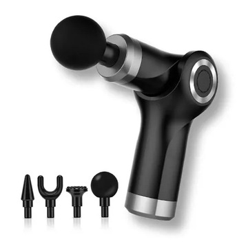 1321 MINI MASAŻER PISTOLETOWY KH-730 + 4 KOŃCÓWKI