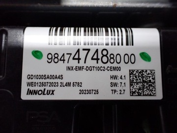 DISPLEJ OBRAZOVKA EVROPA 9847474880 JEEP AVENGER 24R