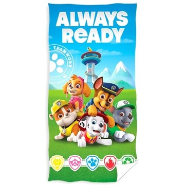 RĘCZNIK PSI PATROL PLAŻOWY KĄPIELOWY 70x140cm SZYB
