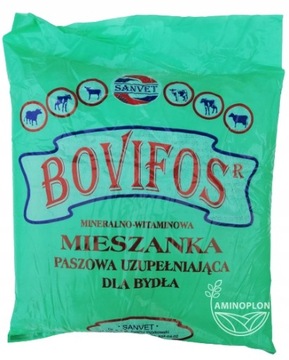 BOVIFOS 2KG mieszanka uzupełniająca dla wszystkich gatunków bydła
