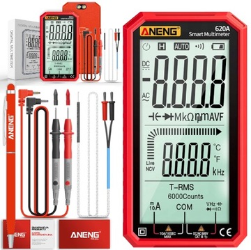 УНИВЕРСАЛЬНЫЙ СЧЕТЧИК ANENG 620A RUE RMS МУЛЬТИМЕТР