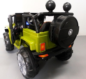 ДВУХМЕСТНЫЙ АККУМУЛЯТОРНЫЙ АВТОМОБИЛЬ JEEP MONSTER С 4 ДВИГАТЕЛЯМИ