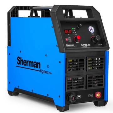 ПЛАЗМЕННЫЙ РЕЗАК PLAZMA SHERMAN CUTTER 90 400В 85А HF IGBT АЛЮМИНИЙ 6M