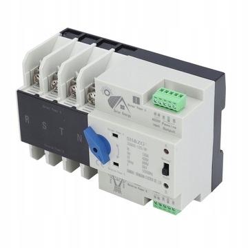 AUTOMATYCZNY PRZEŁĄCZNIK PODWÓJNEJ ZASILANIA 4P 63A 220V
