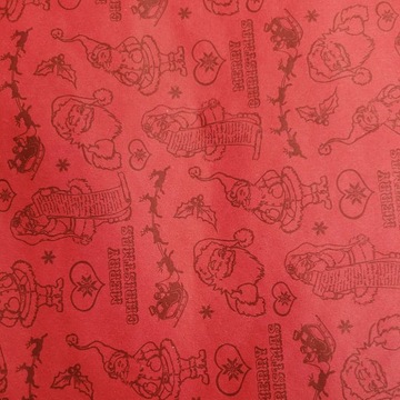 Papier Mikołaje do pakowania 57cmx2m 2m372