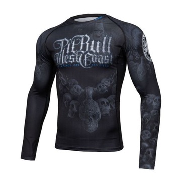 Рашгард Pit Bull Skull Dog с длинным рукавом XL