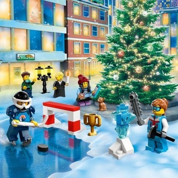 LEGO City Advent Calendar 60381 РАЗВИВАЮЩАЯ ИГРУШКА ДЛЯ ДЕТЕЙ В ПОДАРОК