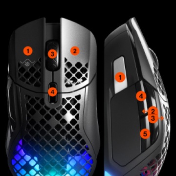 Проводная мышь SteelSeries Aerox 5