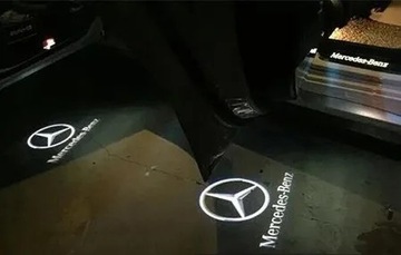 MERCEDES LED LOGO ŚWIATŁO LAMPKA PROJEKTOR AUTA CLA C207 A207 CLS C COUPE